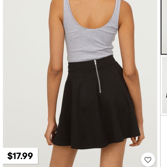 Black Circle Skater Skirt - Picture 5 of 5